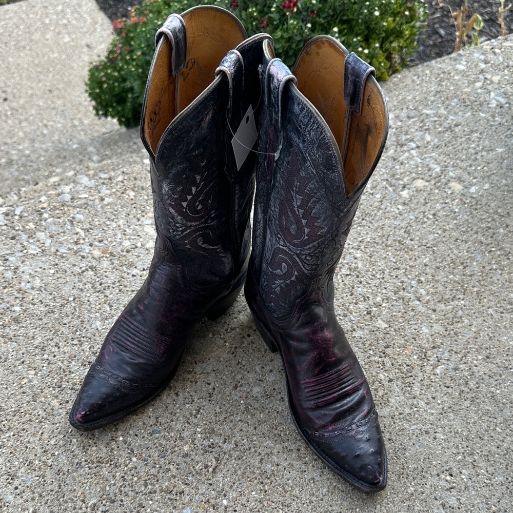 1883 by Lucchese Women’s Western cowboy boots size 8.5 distressed from factory